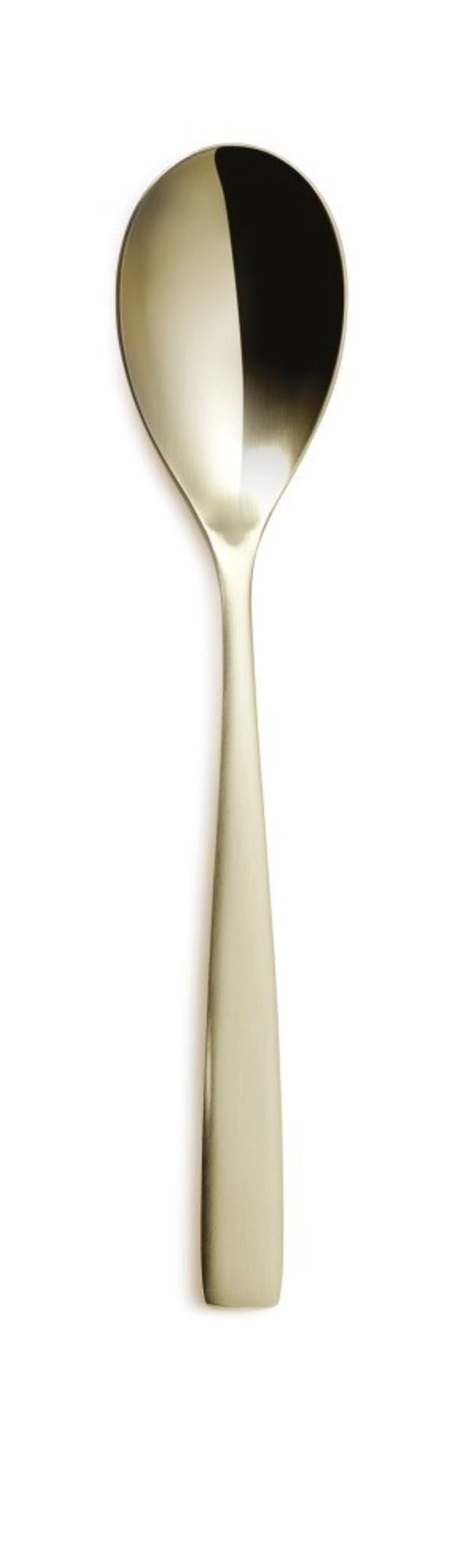 Barcelocucchiaio da dessert 18/0 champagne opaco