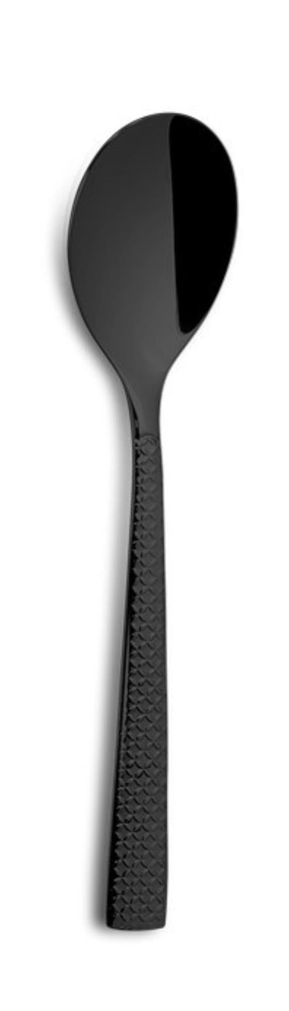 Hidraulic Black 18/0 Teelöffel in Schwarz präsentiert im Onlineshop von KAQTU Design AG. Besteck ist von Comas