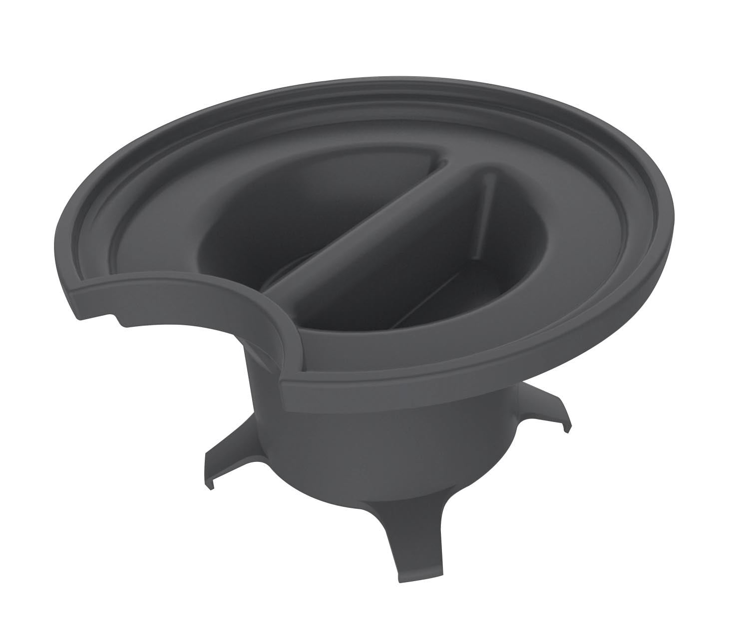 Fluid Stopper zu Karaffe in Schwarz präsentiert im Onlineshop von KAQTU Design AG. Karaffe ist von Arc