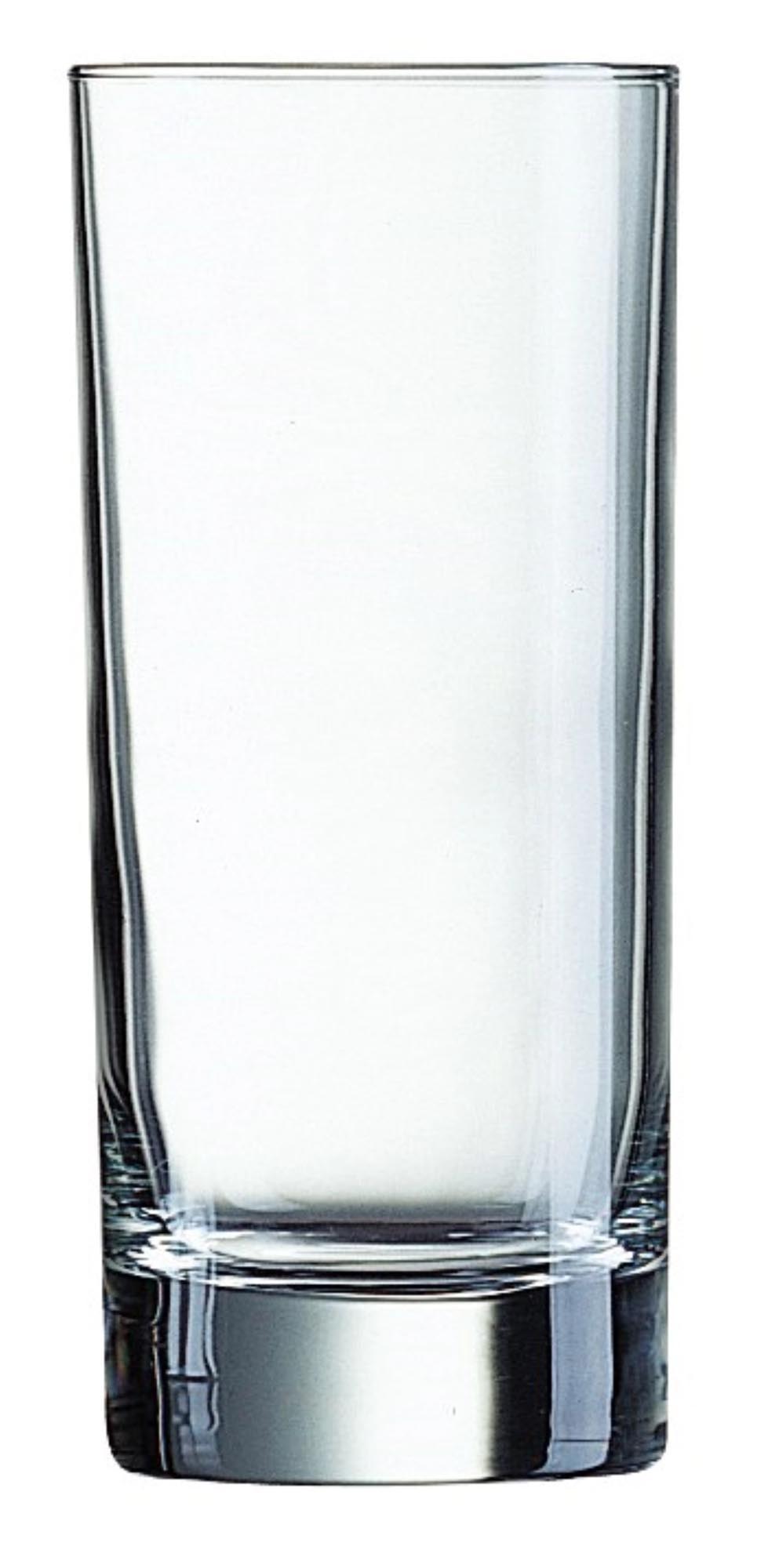 Islande H/B Becher 0.29lt D6.3cm H14.1cm in Transparent präsentiert im Onlineshop von KAQTU Design AG. Glas ist von Arc