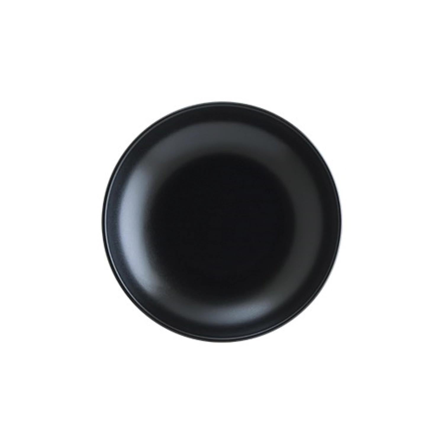 Notte Bloom Teller tief D25cm 1.3l in Schwarz präsentiert im Onlineshop von KAQTU Design AG. Teller ist von Bonna