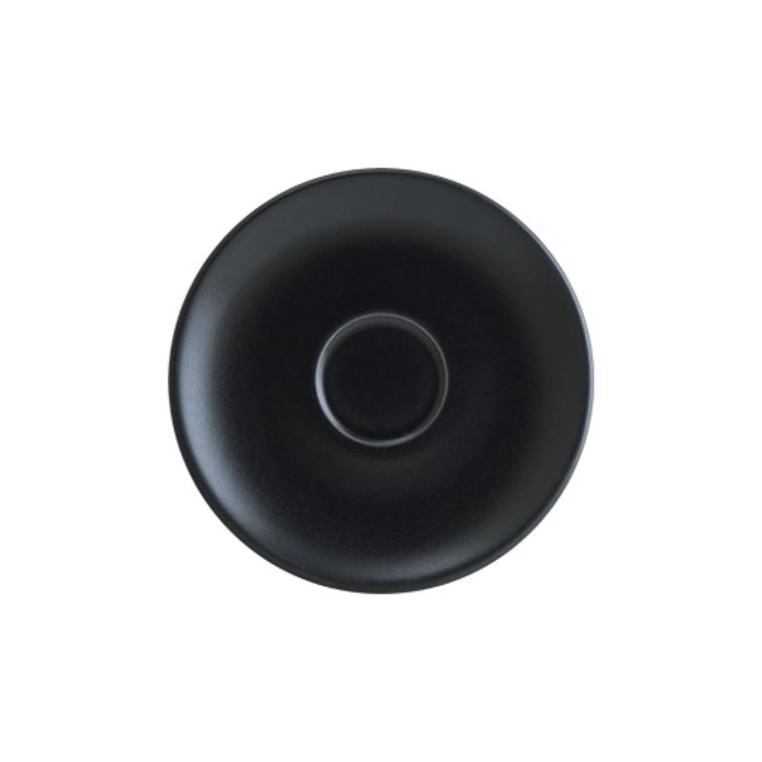 Notte Gourmet Kaffee Untertasse D16cm in Schwarz präsentiert im Onlineshop von KAQTU Design AG. Espressotassen ist von Bonna