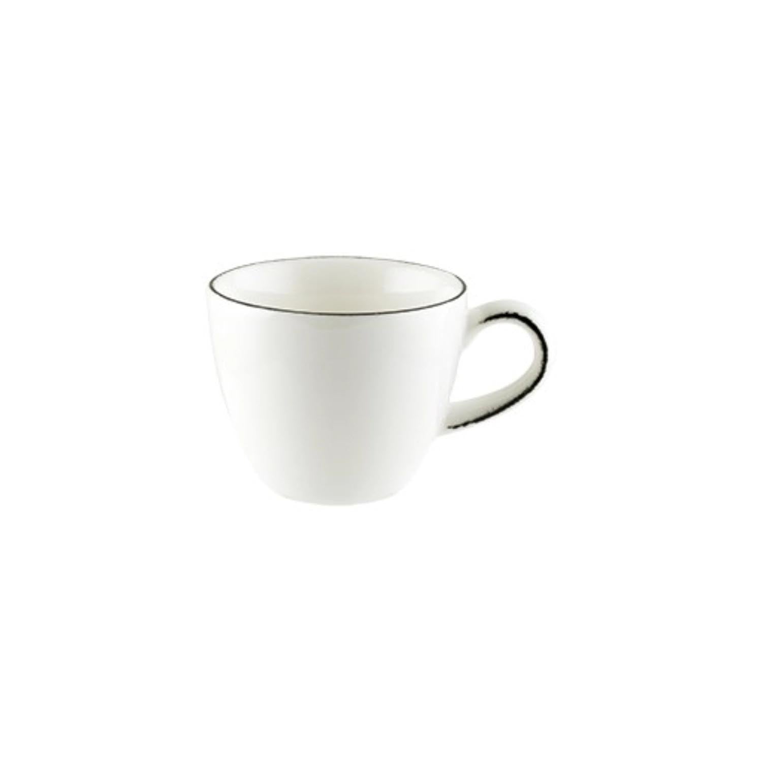 Retro Black Rita Espressotasse 80ml weiss in Weiss präsentiert im Onlineshop von KAQTU Design AG. Espressotassen ist von Bonna