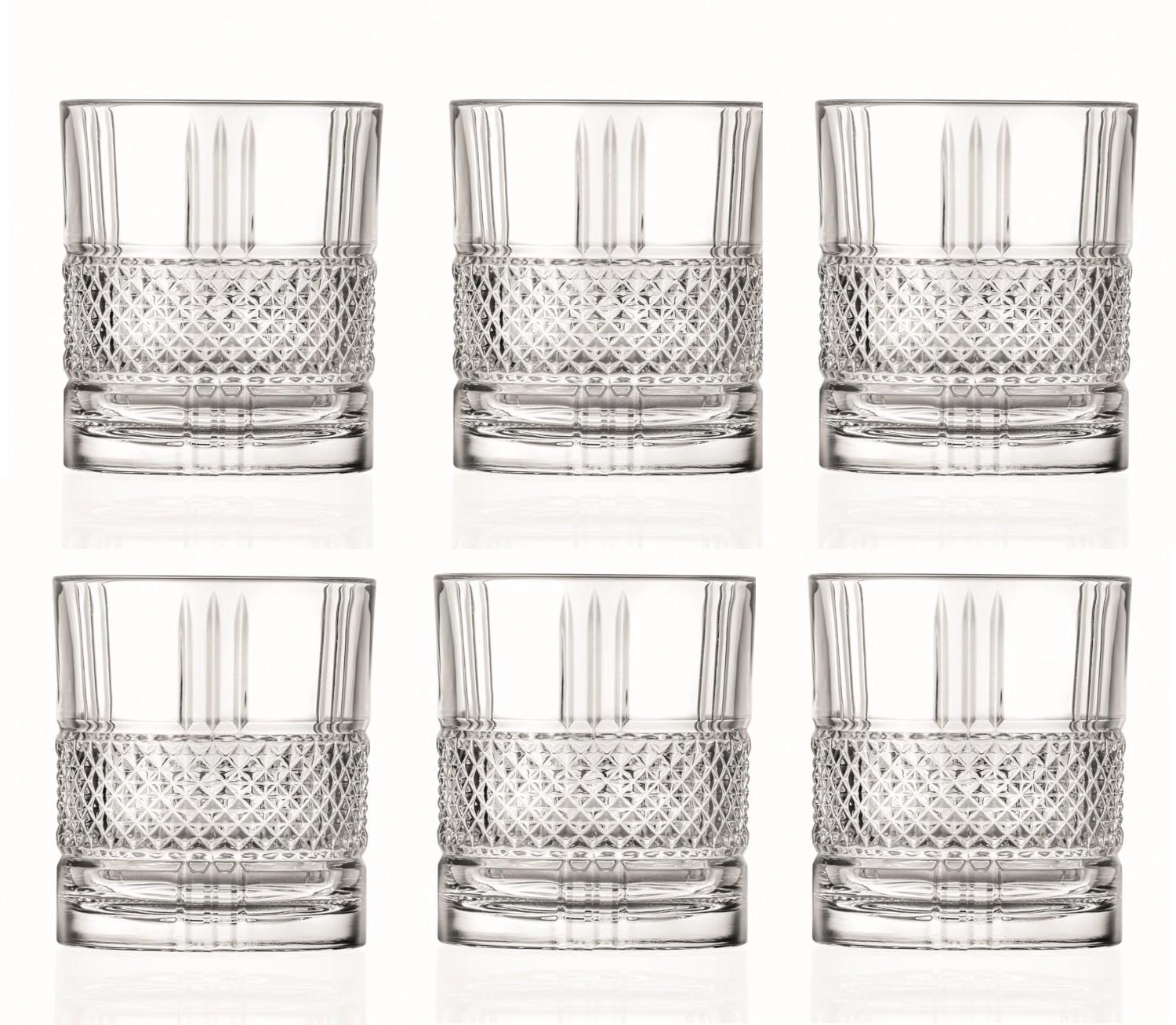 6er Set Brillante Dof Tumbler Ø8.2 H9.4 cm, 34cl in Transparent präsentiert im Onlineshop von KAQTU Design AG. Glas ist von RCR