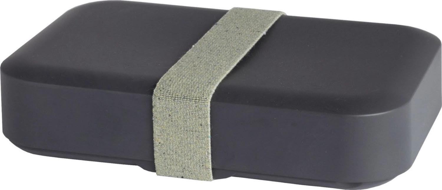 Amuse Plus Zero Waste Lunchbox 210X140X50mm Grau in Grau präsentiert im Onlineshop von KAQTU Design AG. Aufbewahrungsbehälter ist von Amuse