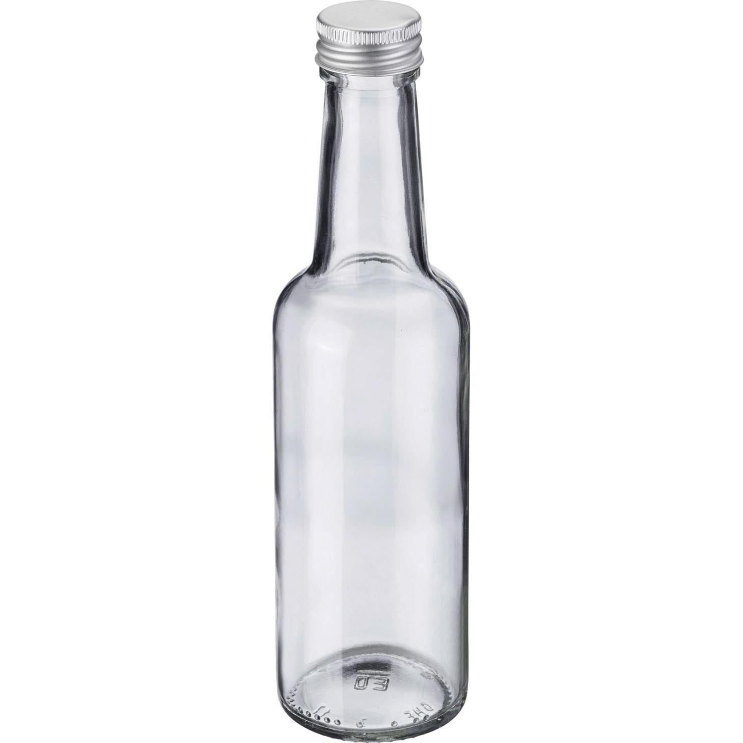 Gradhalsflasche 250ml, m. 28 mm Schraubdeckel in Transparent präsentiert im Onlineshop von KAQTU Design AG. Aufbewahrungsbehälter ist von Westmark