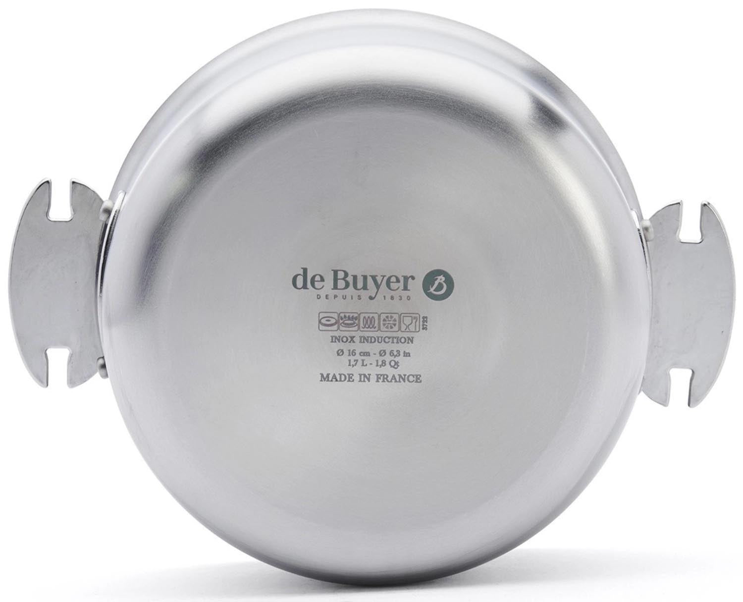 Robuster Alchimy Loqy Edelstahl-Topf, 18 cm, perfekt für Braten und Kochen, langlebig und vielseitig einsetzbar.