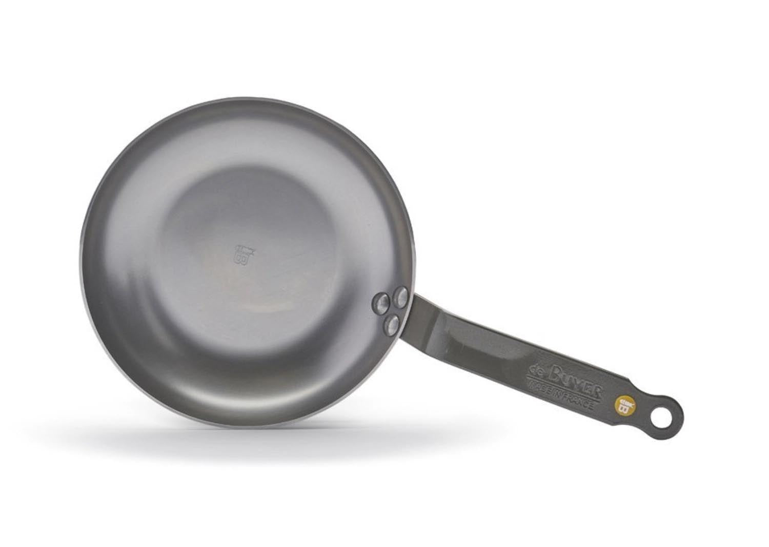 Robuste MINERAL B ELEMENT Omelettepfanne, 28cm, induktionsgeeignet, aus Eisen, perfekt für gleichmässiges und gesundes Braten.