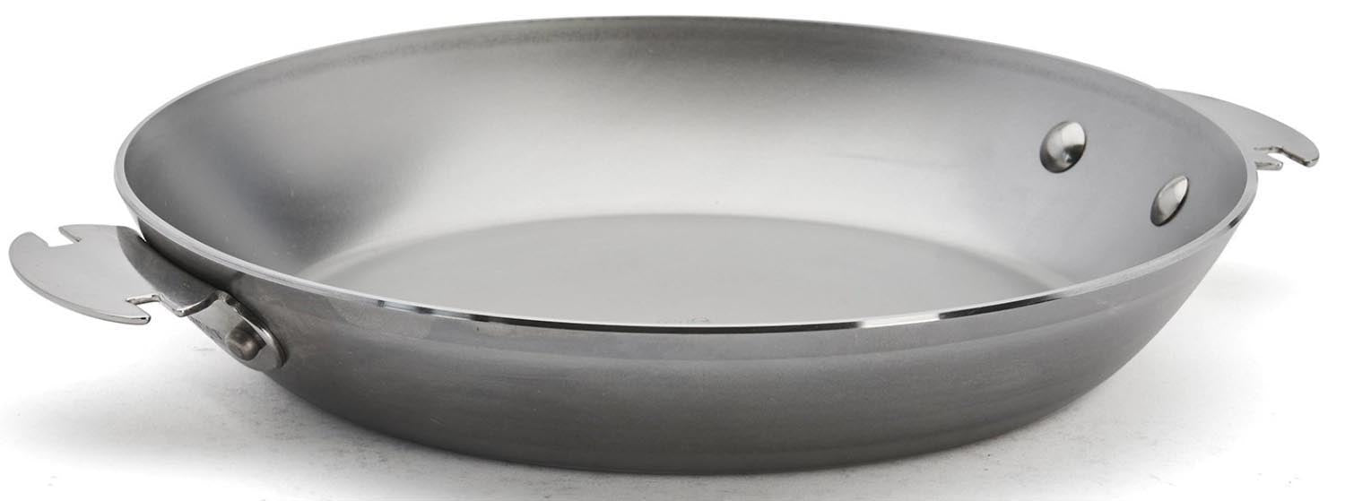 Mineral B Loqy Bratpfanne Stahl D24cm in Silber präsentiert im Onlineshop von KAQTU Design AG. Bratpfanne ist von de Buyer