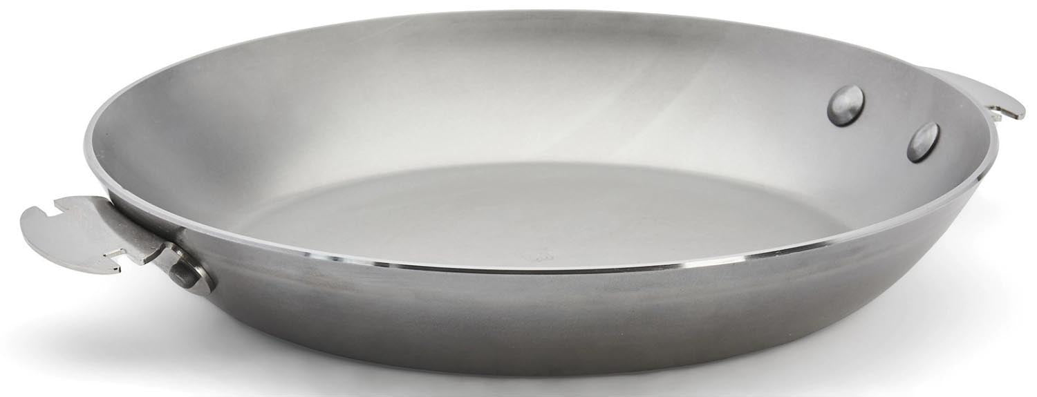 Mineral B Loqy Bratpfanne Stahl D28cm in Silber präsentiert im Onlineshop von KAQTU Design AG. Bratpfanne ist von de Buyer