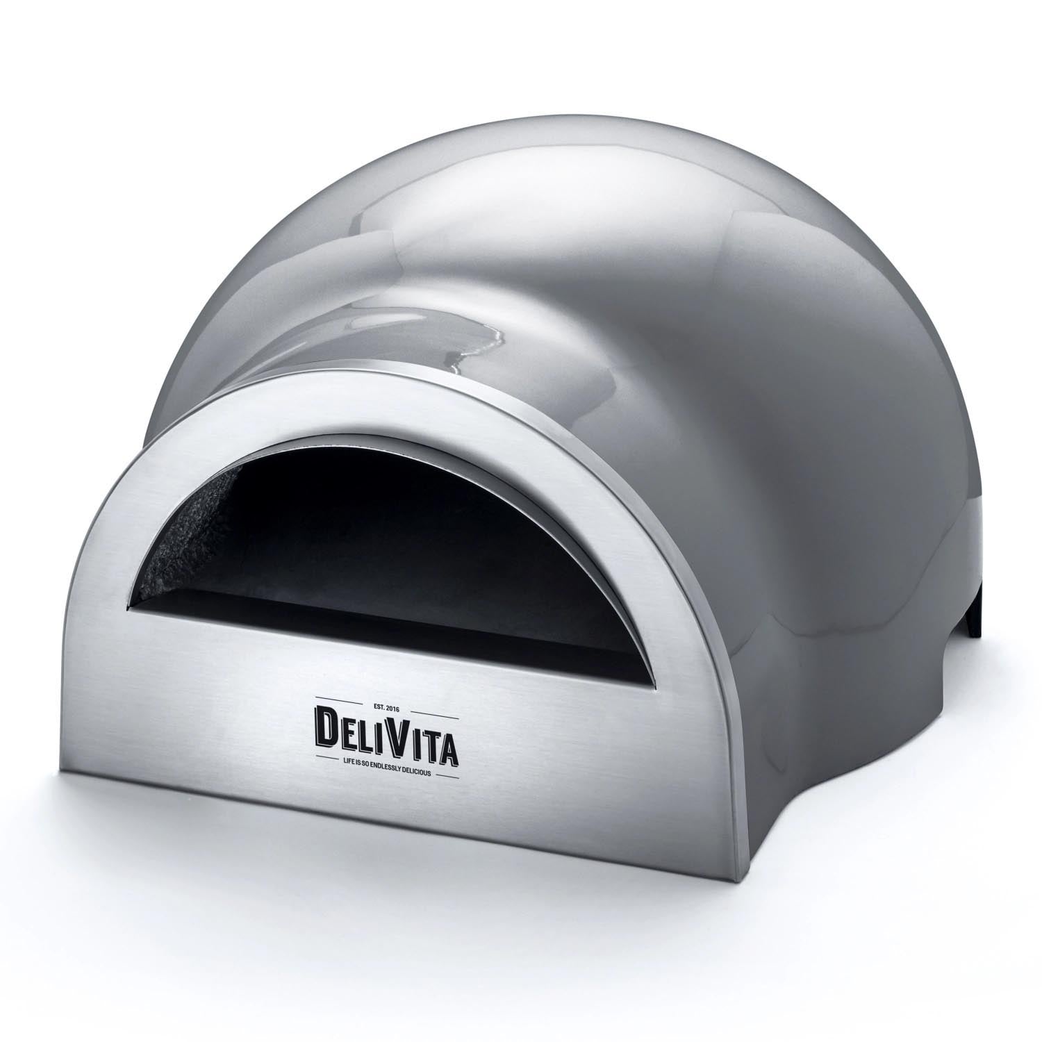 Ofen grau in Silber präsentiert im Onlineshop von KAQTU Design AG. Backutensilien ist von Delivita