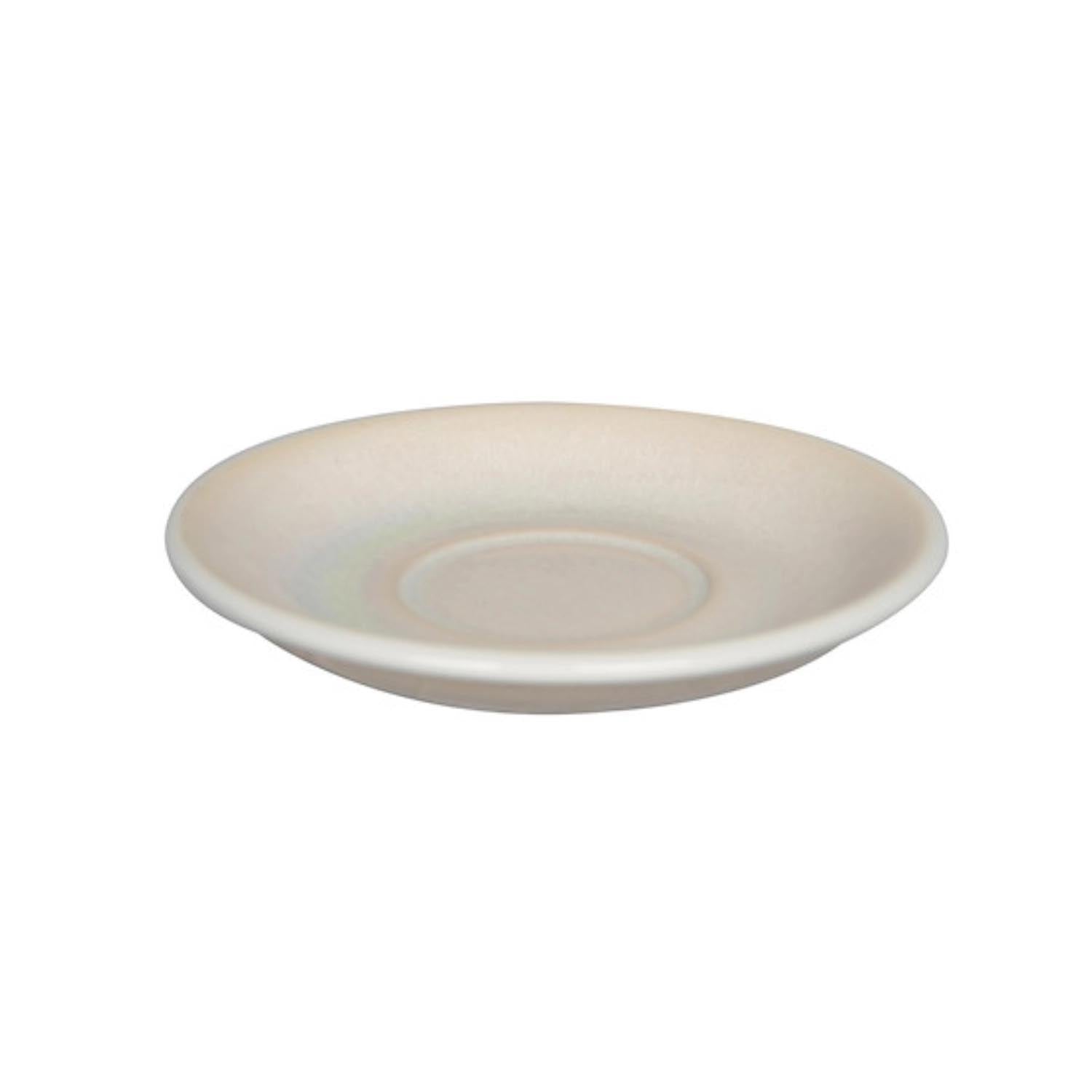 Egg Untertasse 14.5cm elfenbein in Beige präsentiert im Onlineshop von KAQTU Design AG. Espressotassen ist von Loveramics