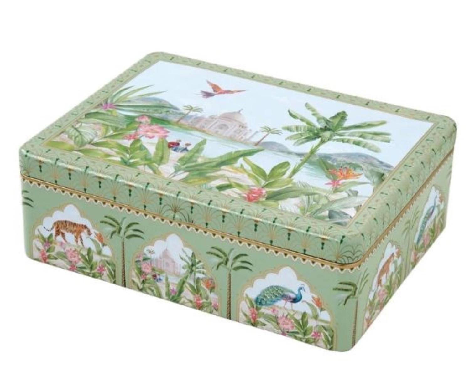 Paradis Sauvage Teebox mit 6 Fächer, 20.5x16x7cm in Mehrfarbig präsentiert im Onlineshop von KAQTU Design AG. Aufbewahrungsbehälter ist von Easy Life