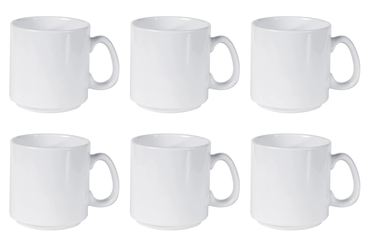 6er Set Karat 19 Mug 0.33lt Top CC in Weiss präsentiert im Onlineshop von KAQTU Design AG. Espressotassen ist von Royal Porcelain
