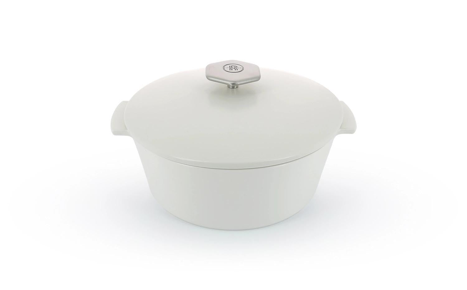 RVL 2 Kasserolle rund, Ø26cm, 3.4l, weiss, Induktion in Weiss präsentiert im Onlineshop von KAQTU Design AG. Pfannendeckel ist von Revol