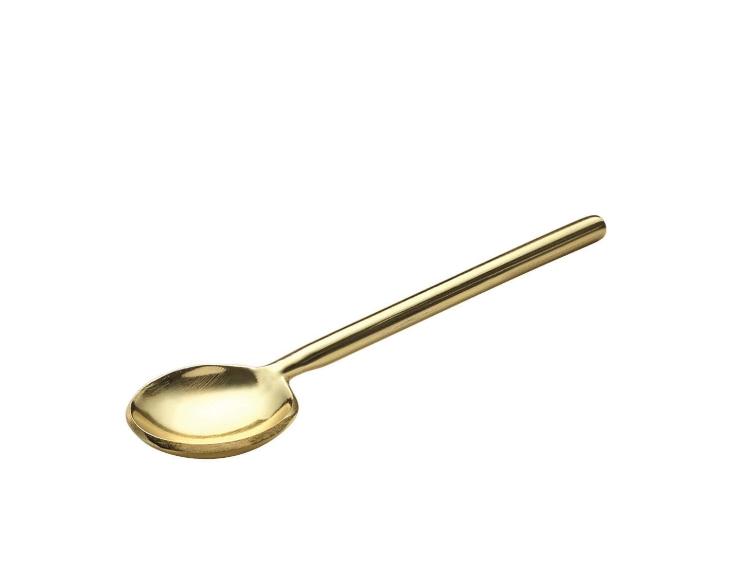 Playground Löffel gold in Gold präsentiert im Onlineshop von KAQTU Design AG. Besteck ist von Schönwald