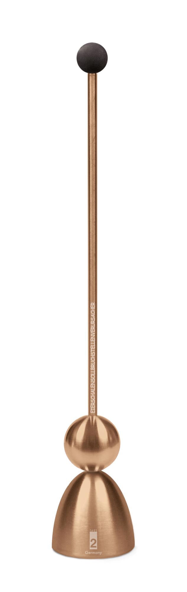 Clack Eieröffner Precious-Edition, roségold in Silber präsentiert im Onlineshop von KAQTU Design AG. Flaschenöffner ist von Maison Truffe