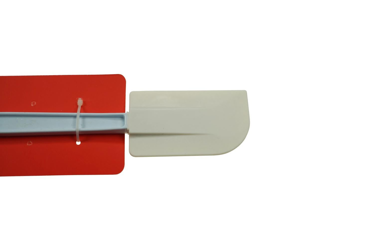 Teigspachtel von Vollrath, 25.5x5.5x1.5cm, 2mm dick, hitzebeständig bis 180°C, ideal für präzises Arbeiten in der Küche.