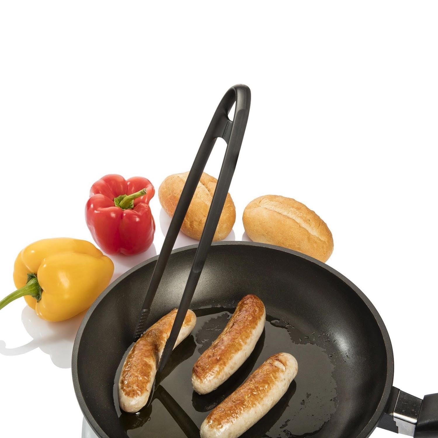 Hitzebeständige Brat- und Servierpinzette von Westmark, perfekt für präzises Kochen und Servieren, temperaturbeständig bis 270°C.