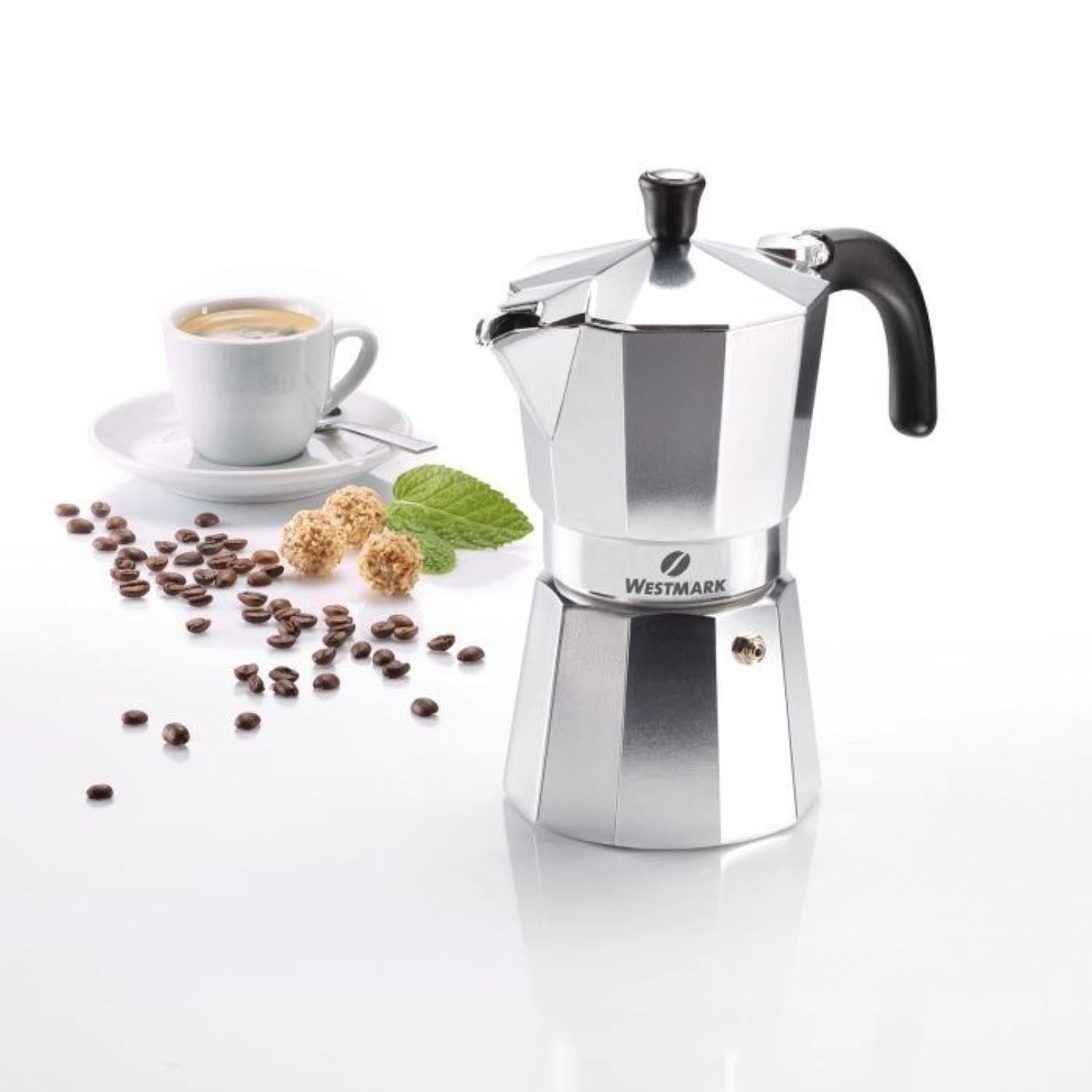 Espressokocher Brasilia von Westmark, für 6 Tassen, elegantes Design, ideal für köstlichen Espresso zu Hause.