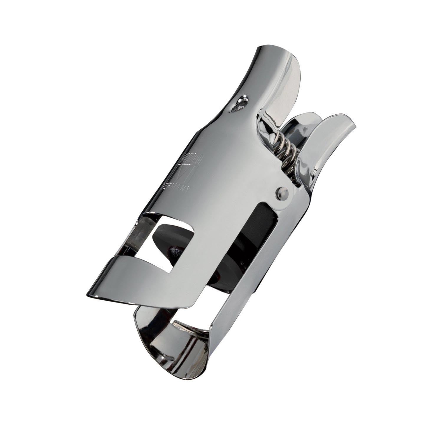 Sektflaschenverschluss Tappa Monopol Edition, verchromt in Silber präsentiert im Onlineshop von KAQTU Design AG. Küchenhelfer ist von Westmark