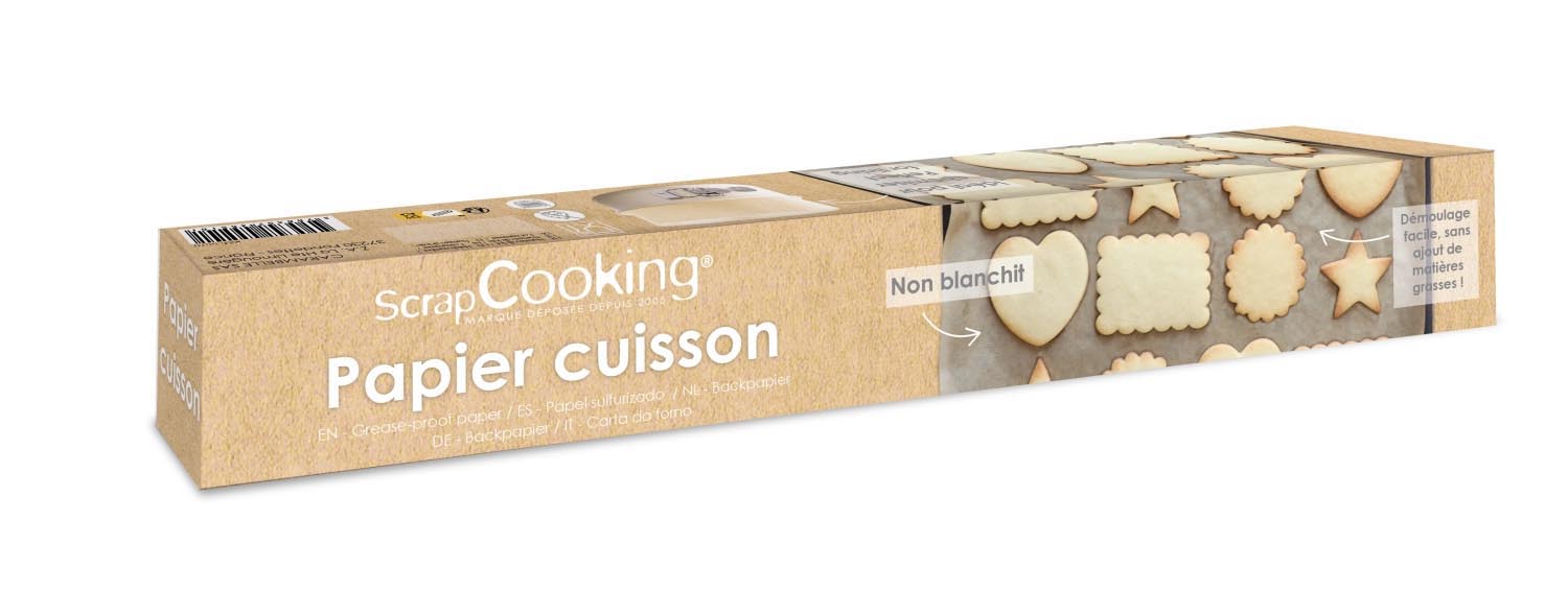 Natürliches Backpapier 30 cm X 10 m in Braun präsentiert im Onlineshop von KAQTU Design AG. Backen ist von Scrap Cooking