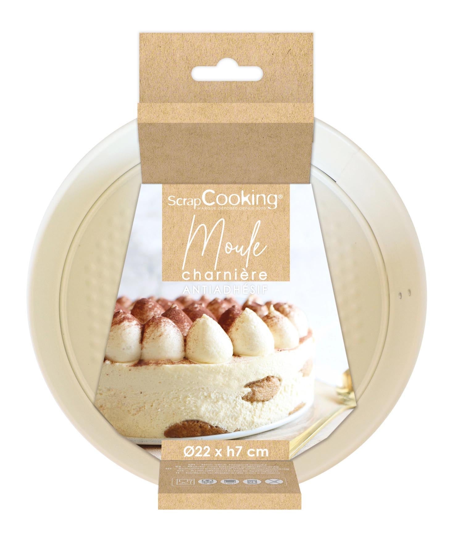 Springform antihaftbeschichtet D20 cm in Beige präsentiert im Onlineshop von KAQTU Design AG. Backform / Backblech ist von Scrap Cooking
