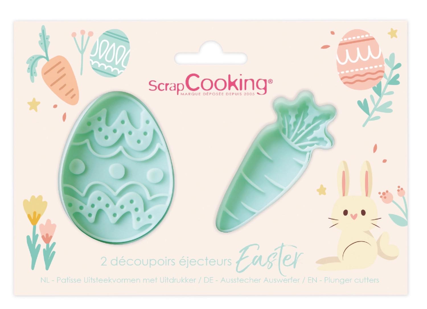 2er Set Ausstechformen Ostern in Grün präsentiert im Onlineshop von KAQTU Design AG. Ausstecher ist von Scrap Cooking