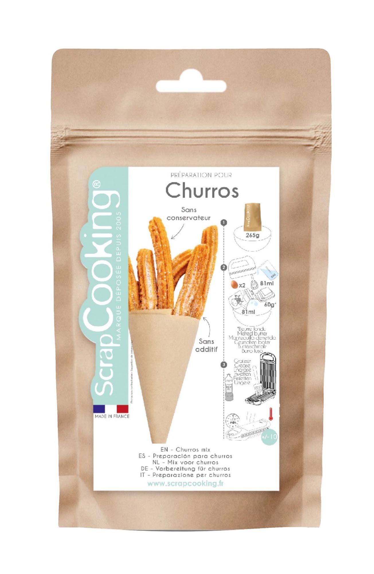Fertigmischung Churros 325g in Braun präsentiert im Onlineshop von KAQTU Design AG. Lebensmittel ist von Scrap Cooking