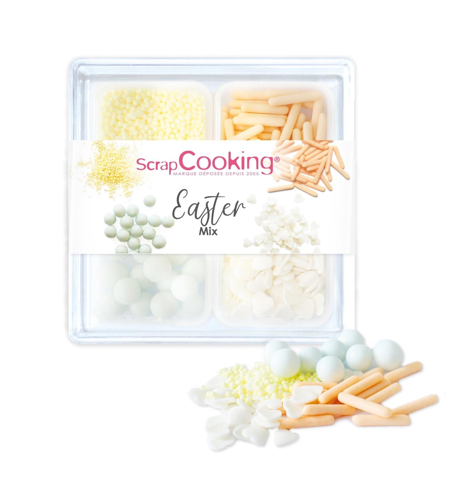 4er Set Zuckerstreusel Mix Ostern 59g in Mehrfarbig präsentiert im Onlineshop von KAQTU Design AG. Lebensmittel ist von Scrap Cooking