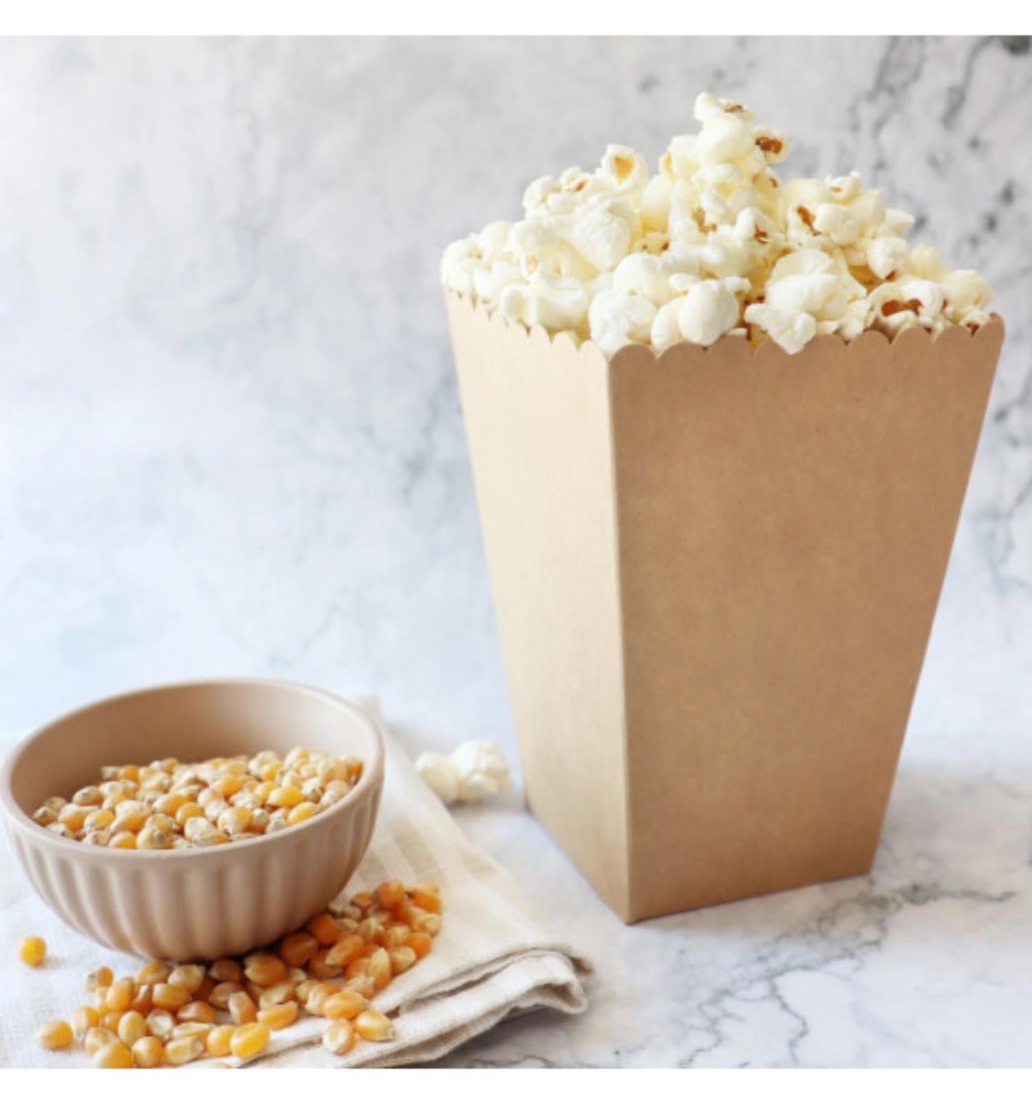 6er Set Popcorn-Becher von Scrap Cooking – perfekt für Filmabende und Partys. Praktisch, stilvoll und ideal für Snacks.