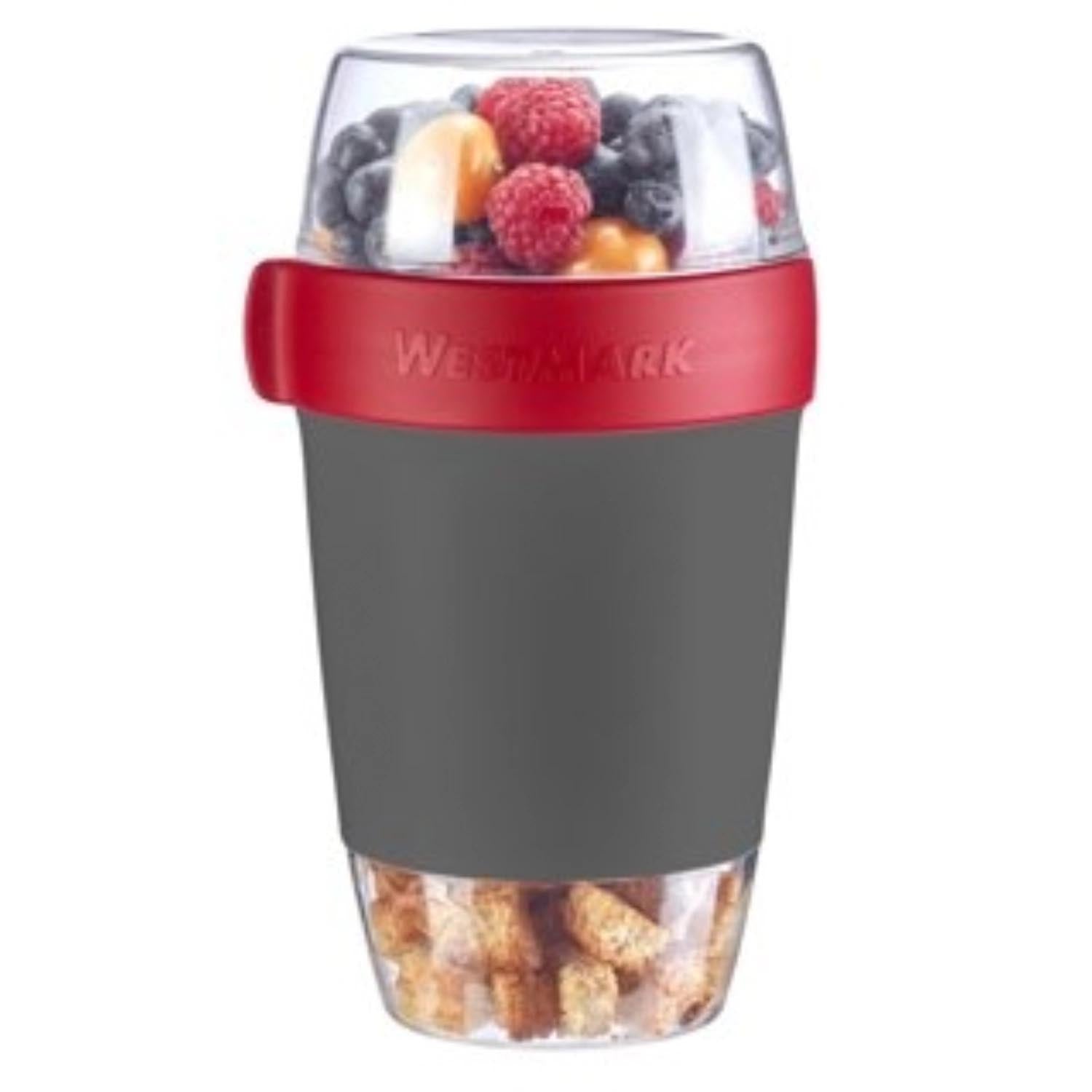 Westmark Lunchpot anthrazit 1150 ml in Rot präsentiert im Onlineshop von KAQTU Design AG. Aufbewahrungsbehälter ist von Westmark
