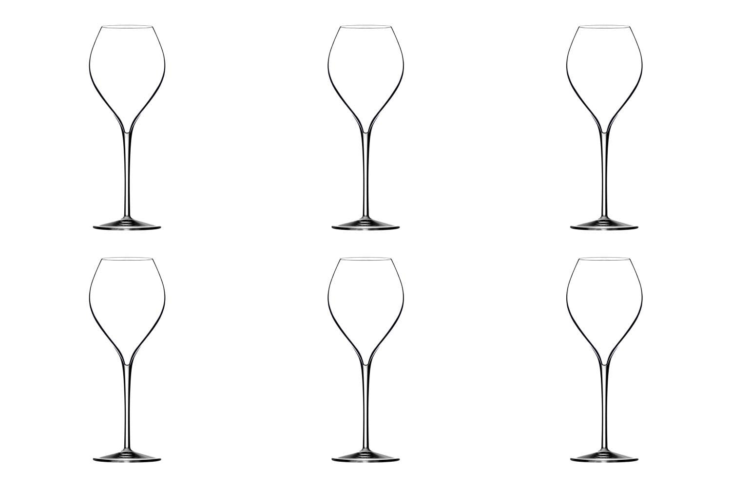 Hochwertiges 6er Set Jamesse Grand Champagnergläser 40cl von Lehmann Glass, perfekt für festliche Anlässe und genussvolle Champagnermomente.