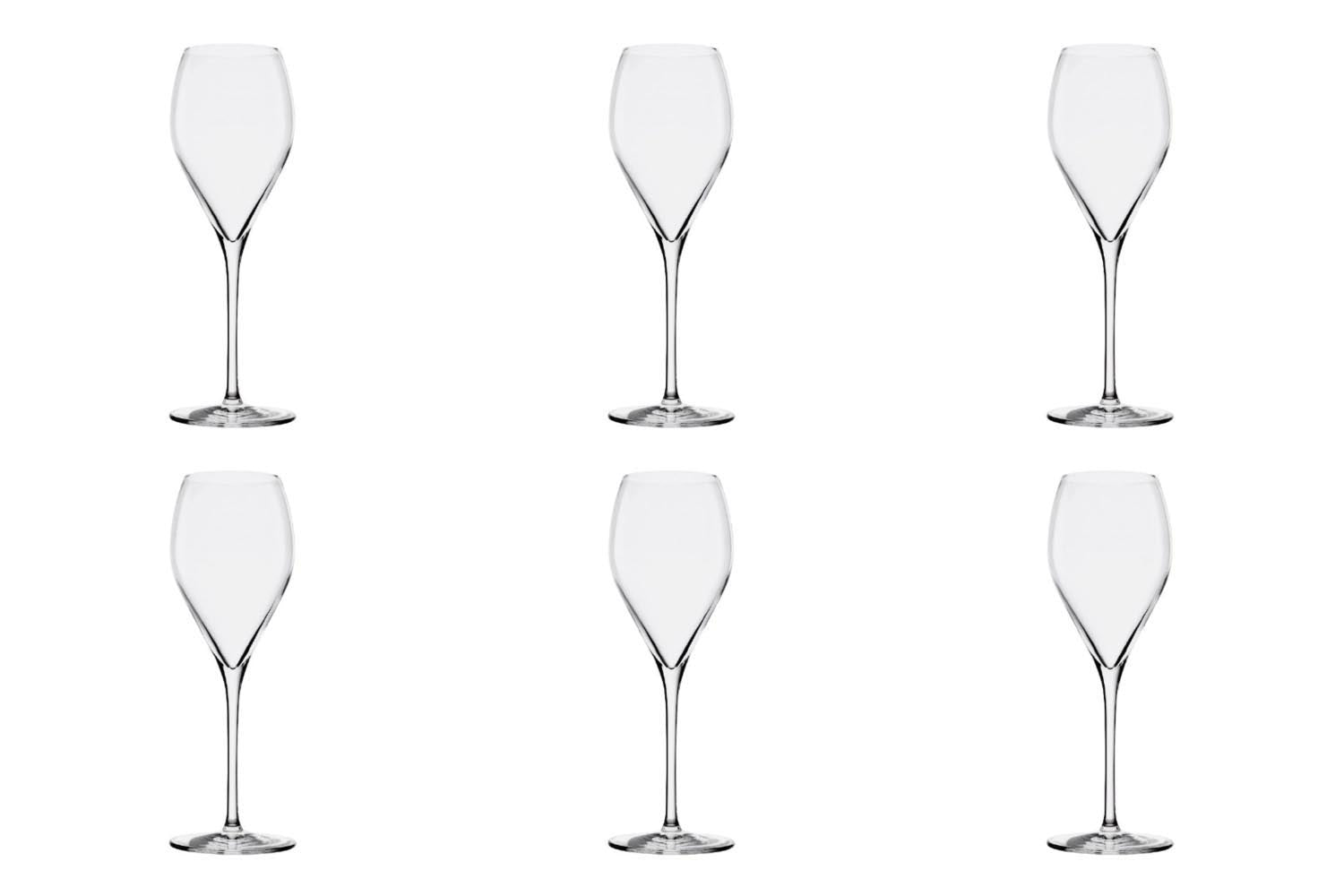 6er Set Prestige Champagnerglas 343ml h:232mm in Transparent präsentiert im Onlineshop von KAQTU Design AG. Glas ist von Stölzle