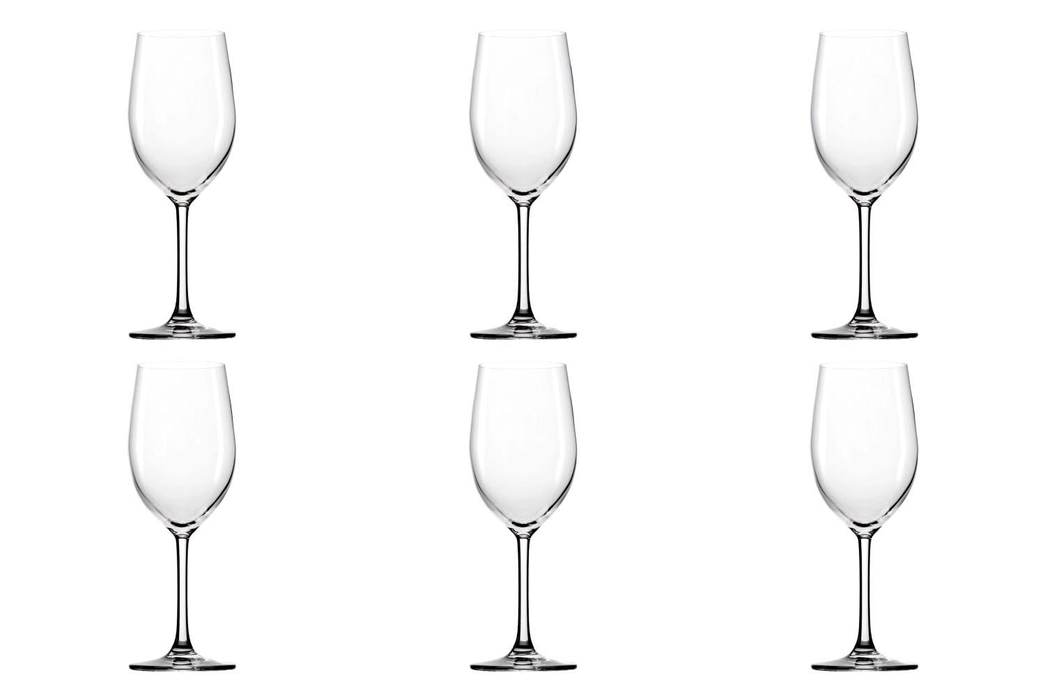 6er Set Classic Long-life Rotweinkelch 448ml h:224mm in Transparent präsentiert im Onlineshop von KAQTU Design AG. Glas ist von Stölzle