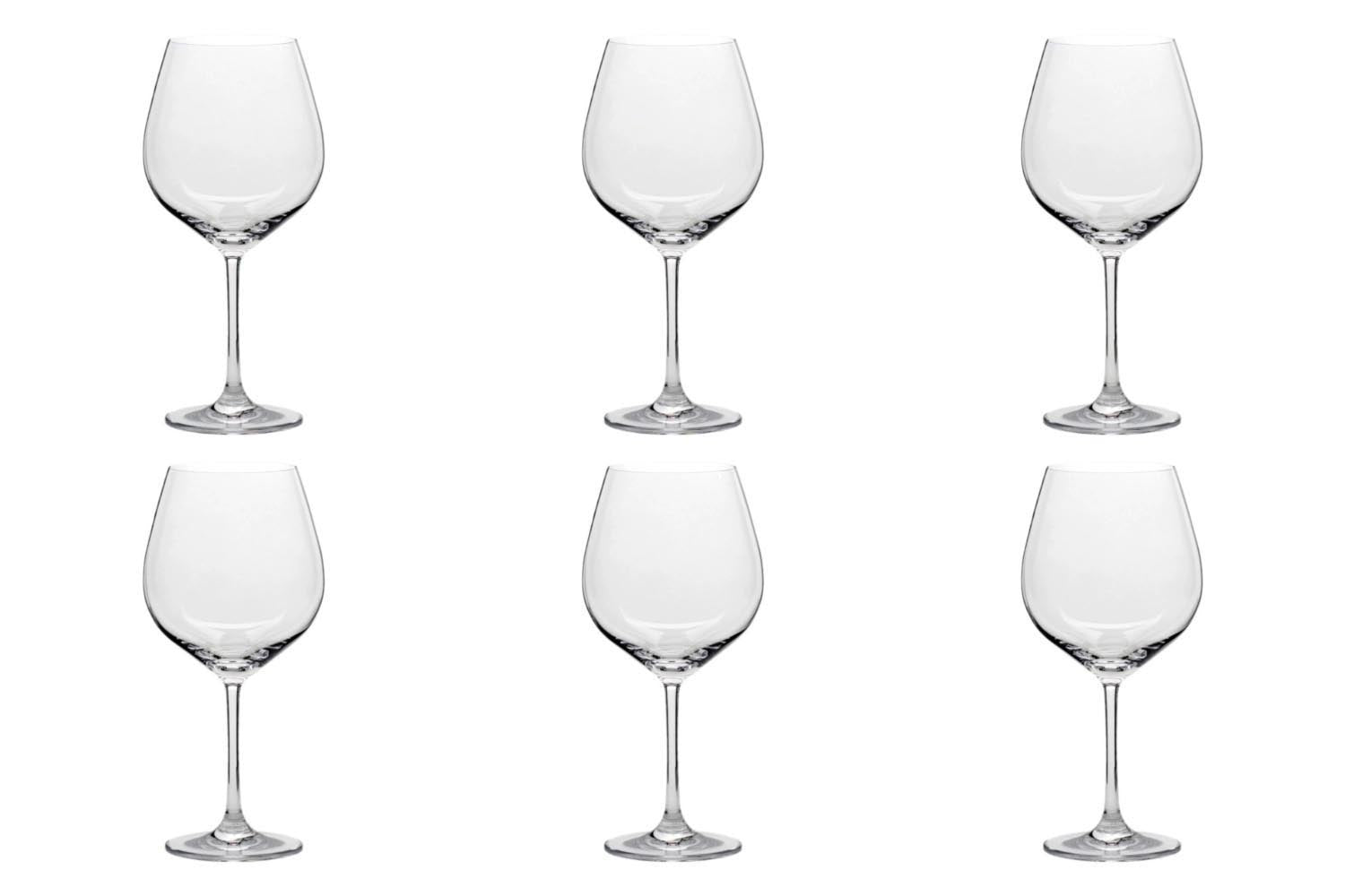 Elegantes 6er Set Grand Cuvée Burgundergläser von Stölzle, 750ml, Höhe: 225mm, perfekt für die stilvolle Präsentation von Rotwein.