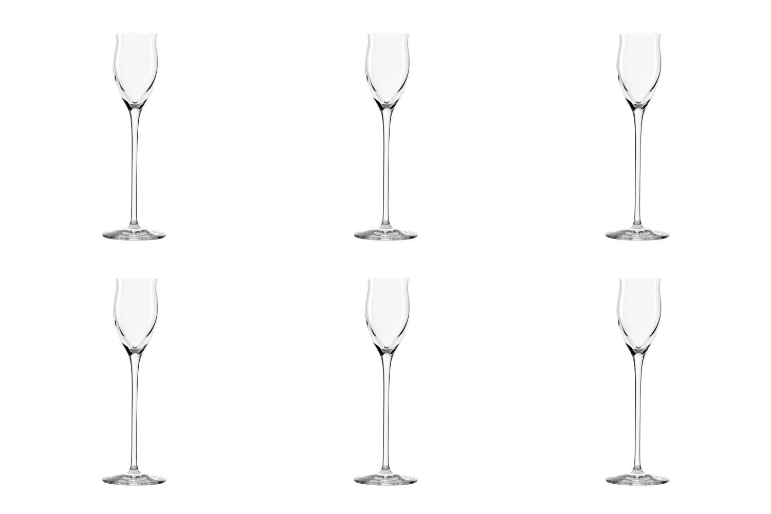 6er Set Quatrophil Bar&Liqueur Edelbrand 65ml H: 195mm in Transparent präsentiert im Onlineshop von KAQTU Design AG. Glas ist von Stölzle