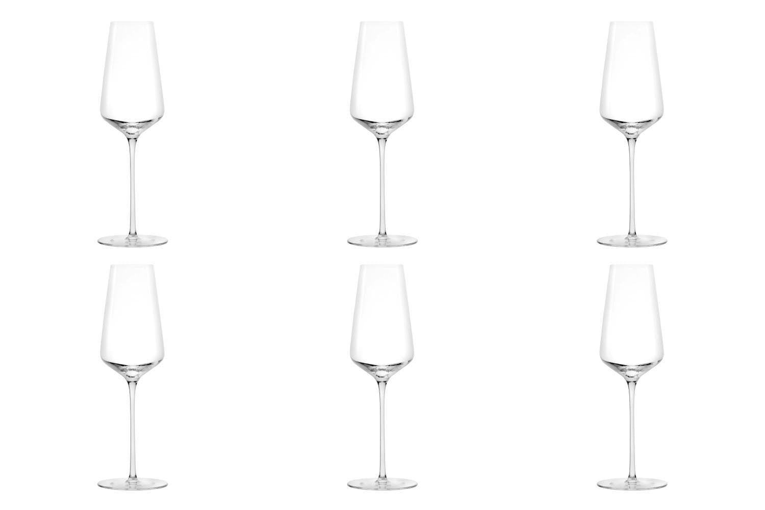 6er Set STARlight Champagnerkelch Flute H 24 cm; 29 cl in Transparent präsentiert im Onlineshop von KAQTU Design AG. Glas ist von Stölzle