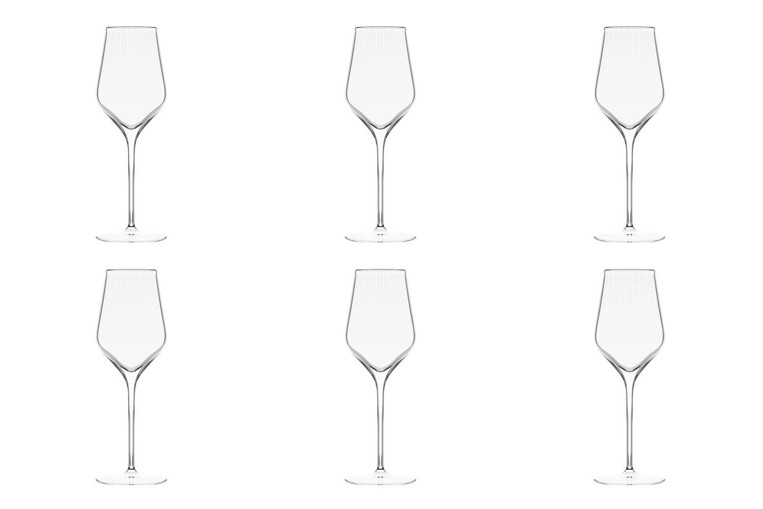 6er Set Symphony Weissweinkelch 405ml h: 245mm in Transparent präsentiert im Onlineshop von KAQTU Design AG. Glas ist von Stölzle
