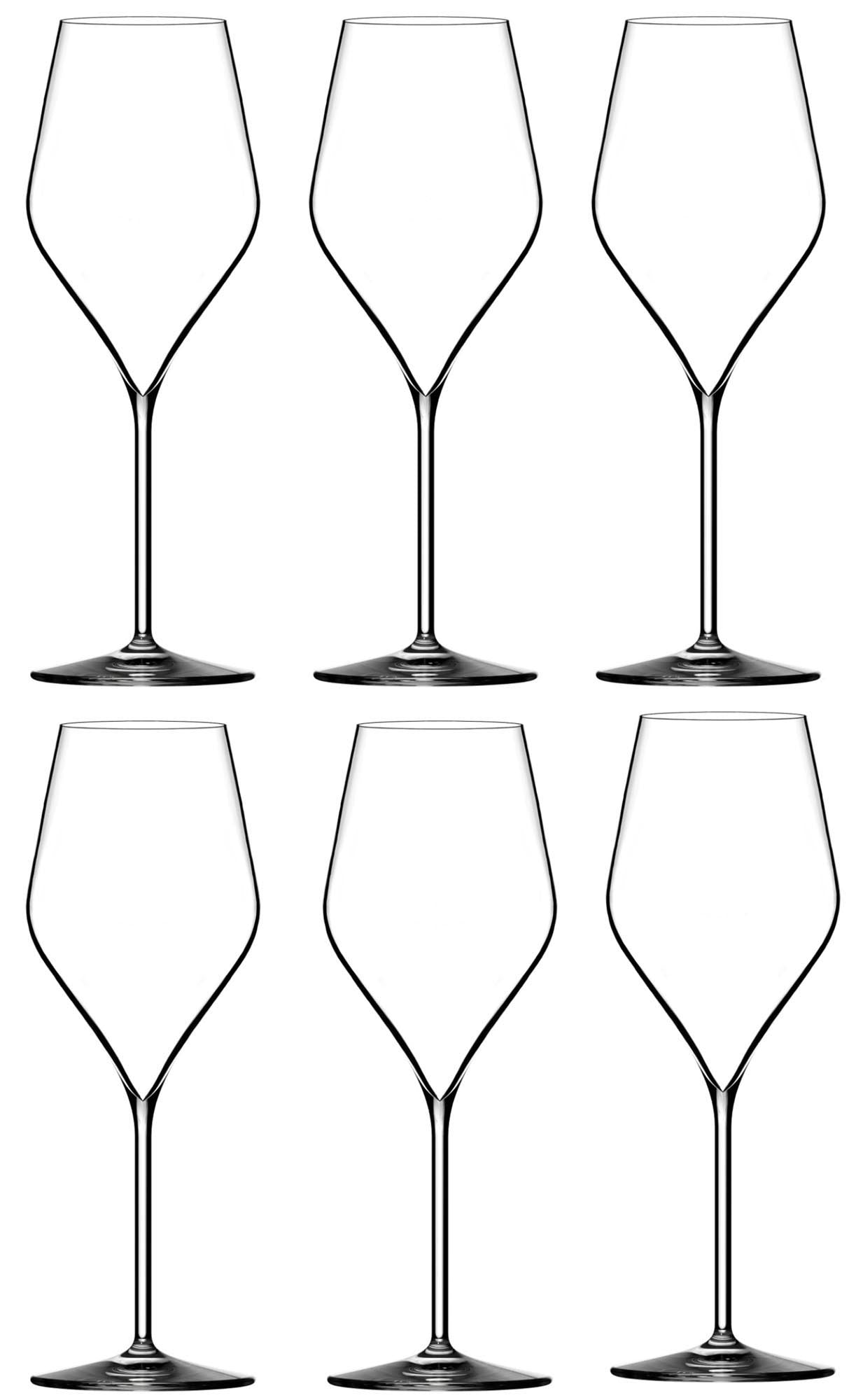 6er Set Absolus Champagnerglas 32cl in Transparent präsentiert im Onlineshop von KAQTU Design AG. Glas ist von Lehmann Glass