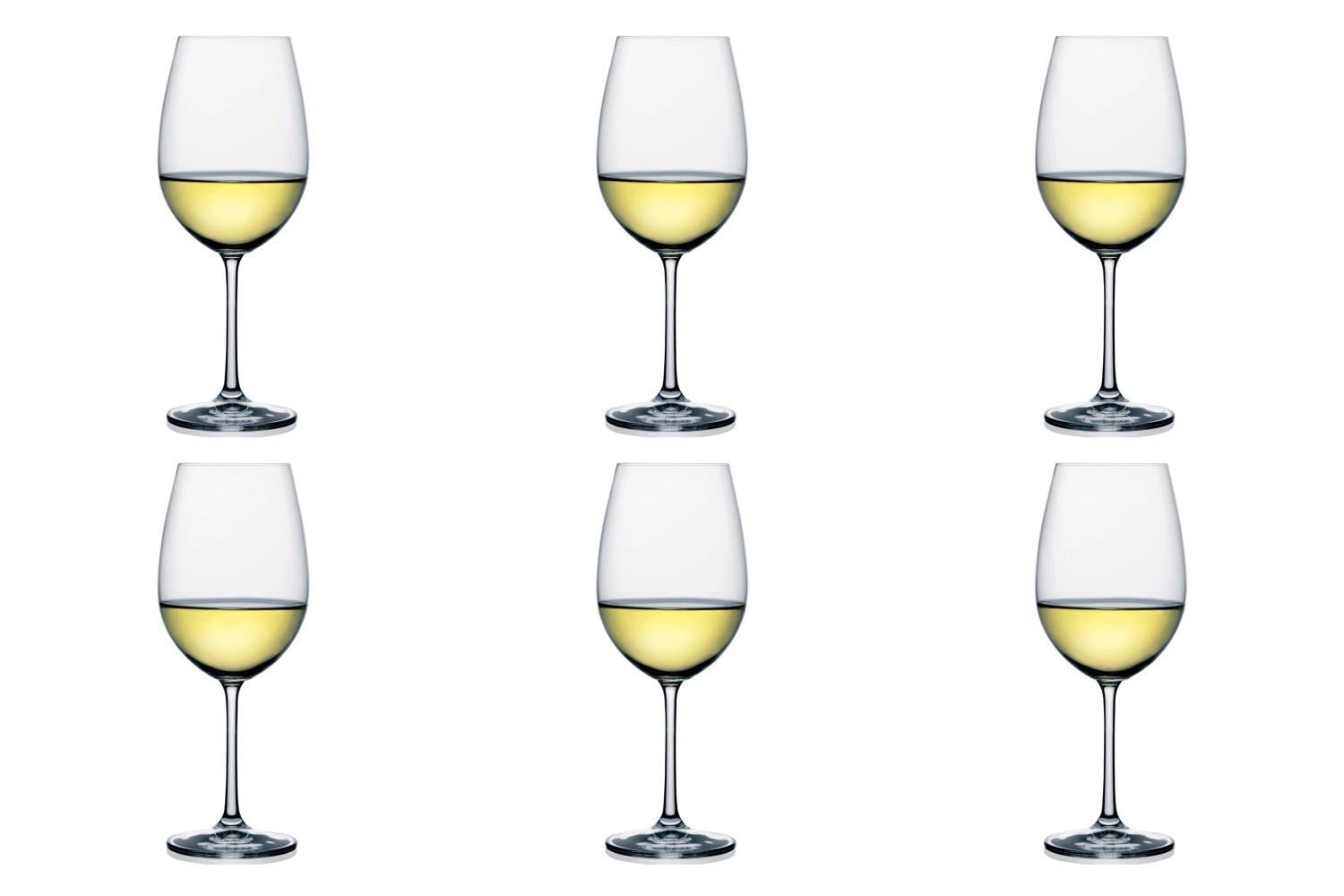 6er Set Winebar Weisswein 48 cl 1 dl /-/ 21.4cm in Transparent präsentiert im Onlineshop von KAQTU Design AG. Glas ist von Rastal