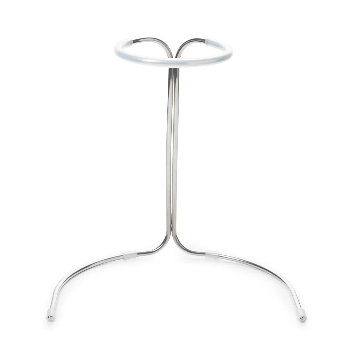 Bombance Deckelhalterung Edelstahl freistehend in Silber präsentiert im Onlineshop von KAQTU Design AG. Kochbesteck ist von Revol