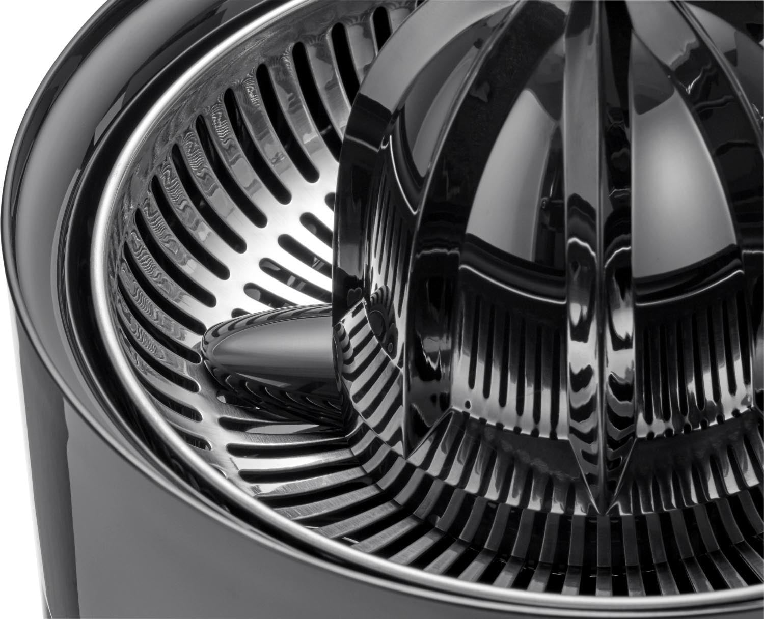 Stilvolle schwarze Zitruspresse von Zwilling, perfekt für frischen Saft. Kompakt, effizient und leicht zu reinigen.