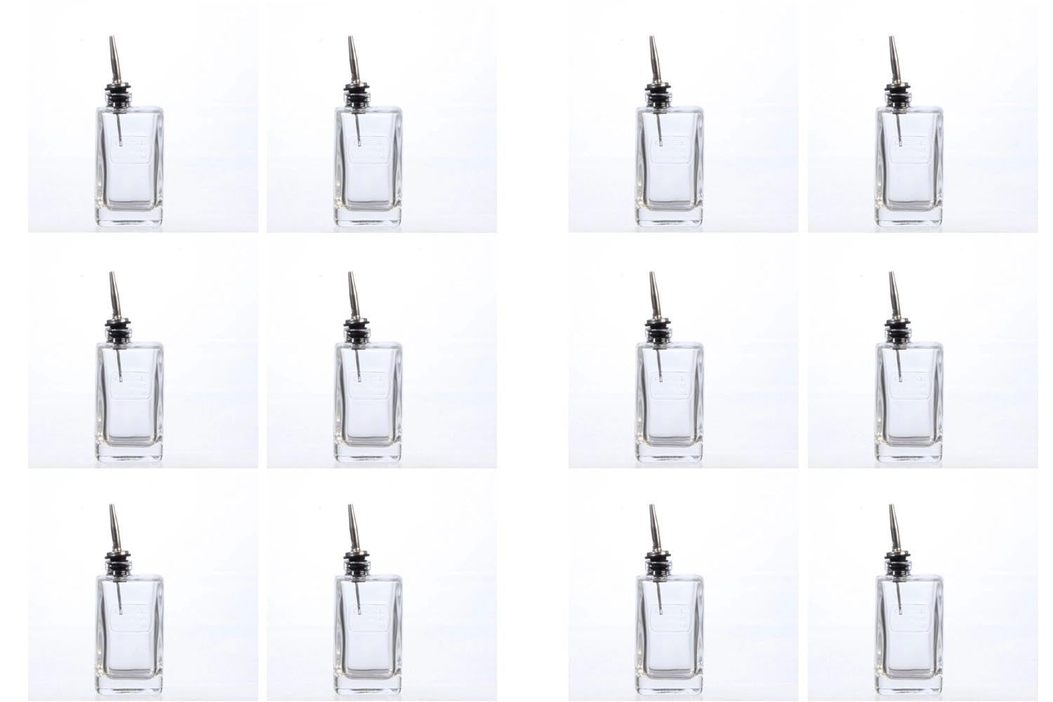 12er Set Optima Oelflasche 0 25l mit Ausgiesser