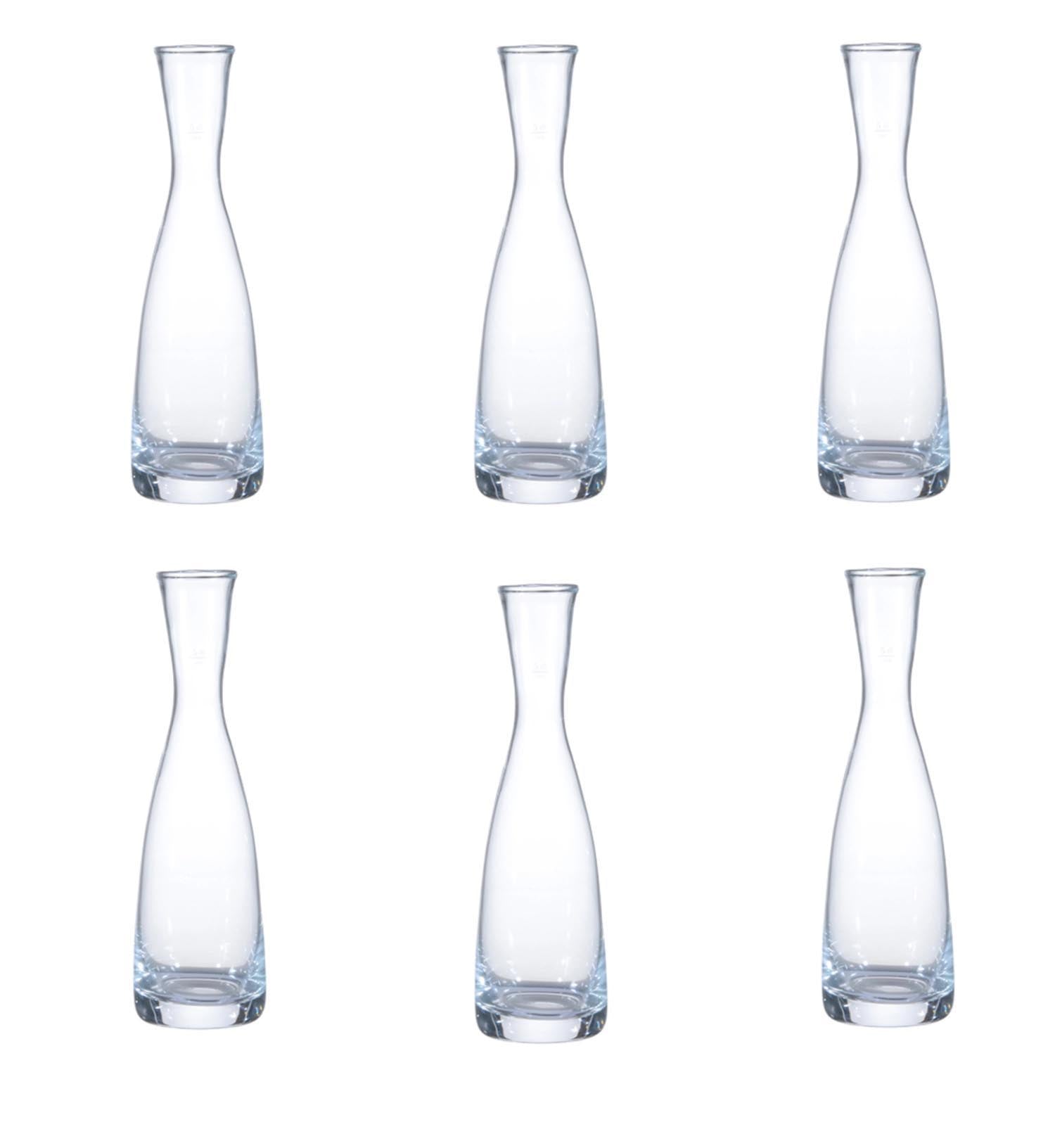 Elegantes 6er Set geeichter 3dl Gläser von Maison Truffe, ideal für stilvolles Servieren von Getränken.