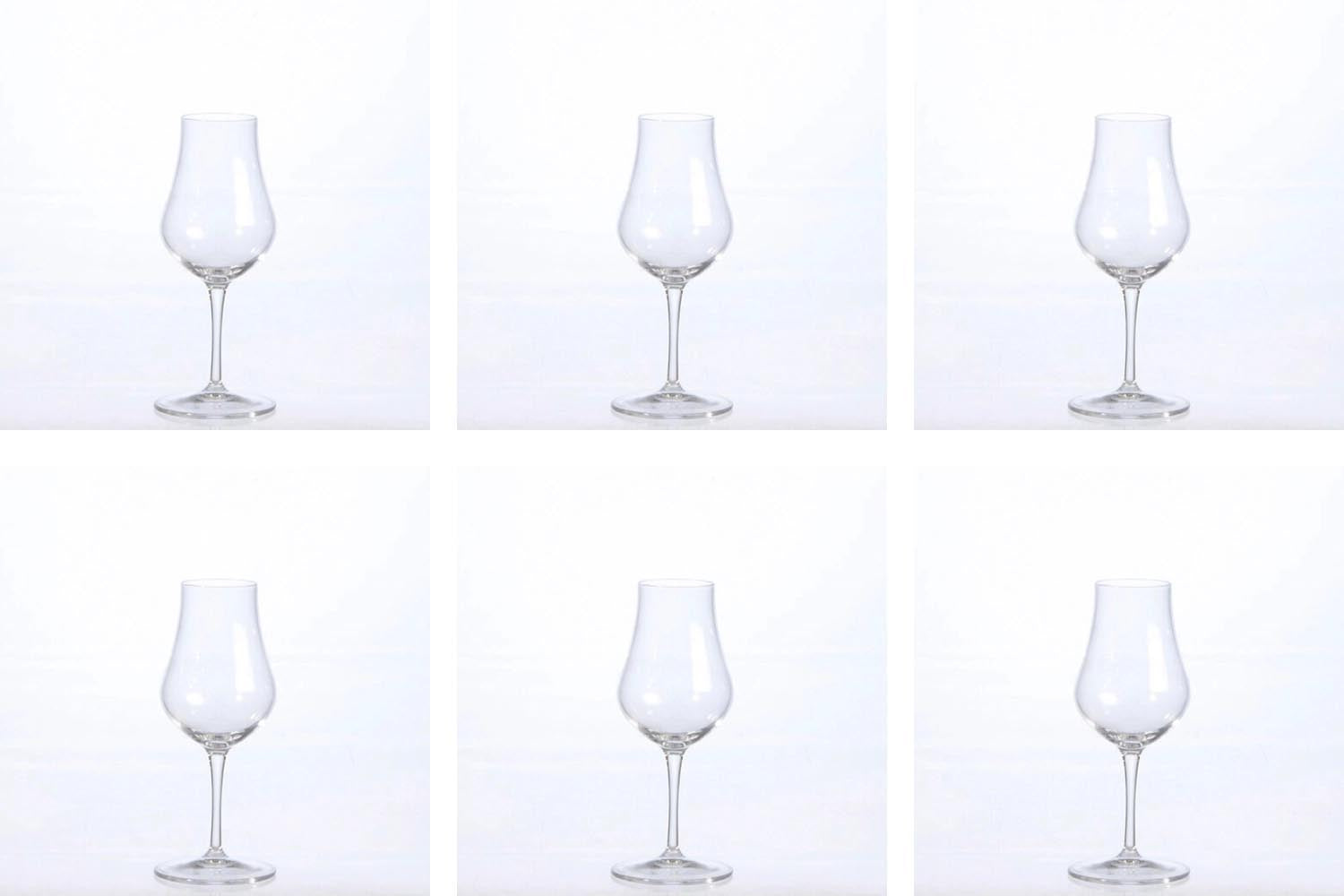 6er Set Vinoteque Snifter Spirits 17cl 2cl+4cl geeicht in Transparent präsentiert im Onlineshop von KAQTU Design AG. Glas ist von Maison Truffe