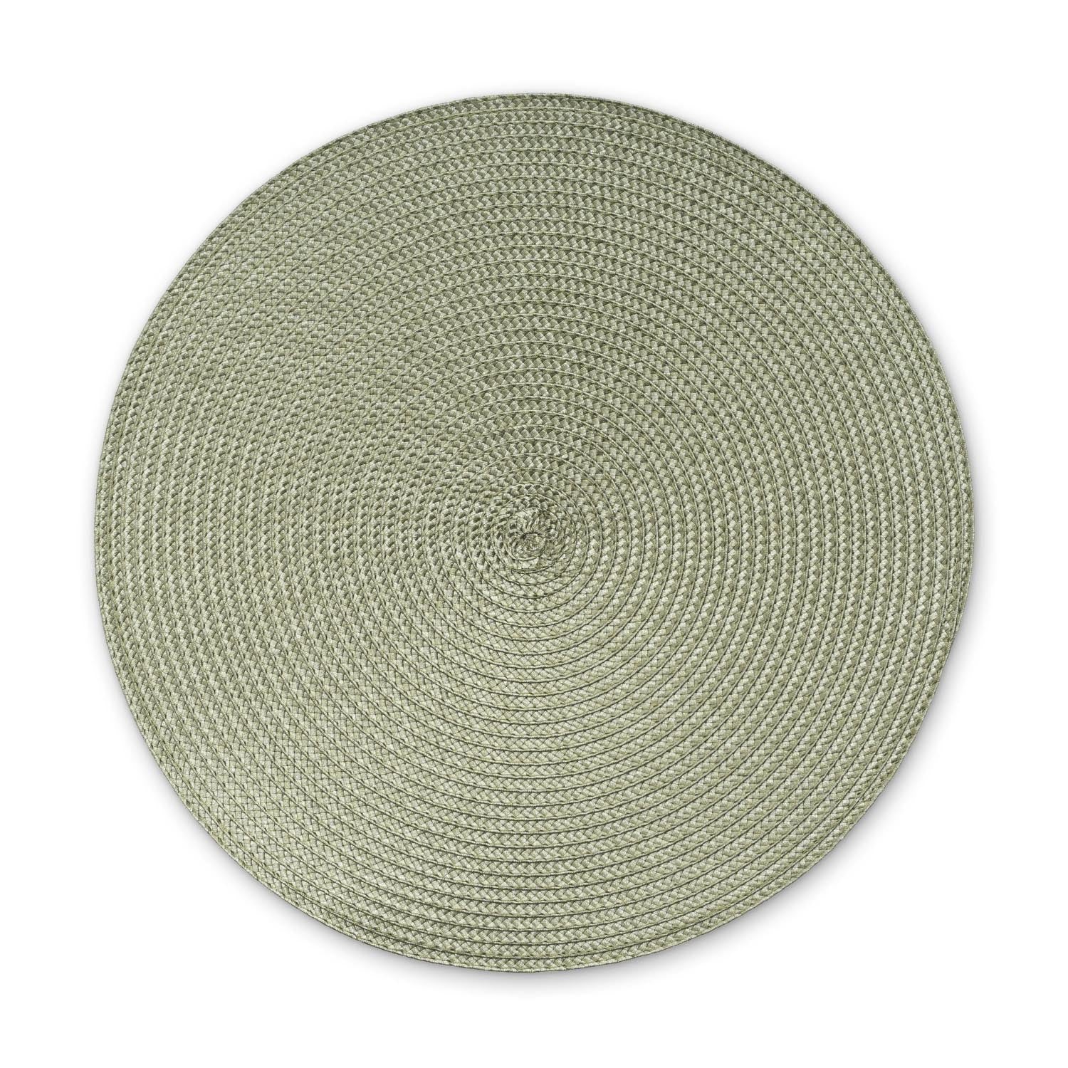 Tischset rund, schilf, D:38 cm in Silber präsentiert im Onlineshop von KAQTU Design AG. Tischset ist von Continenta