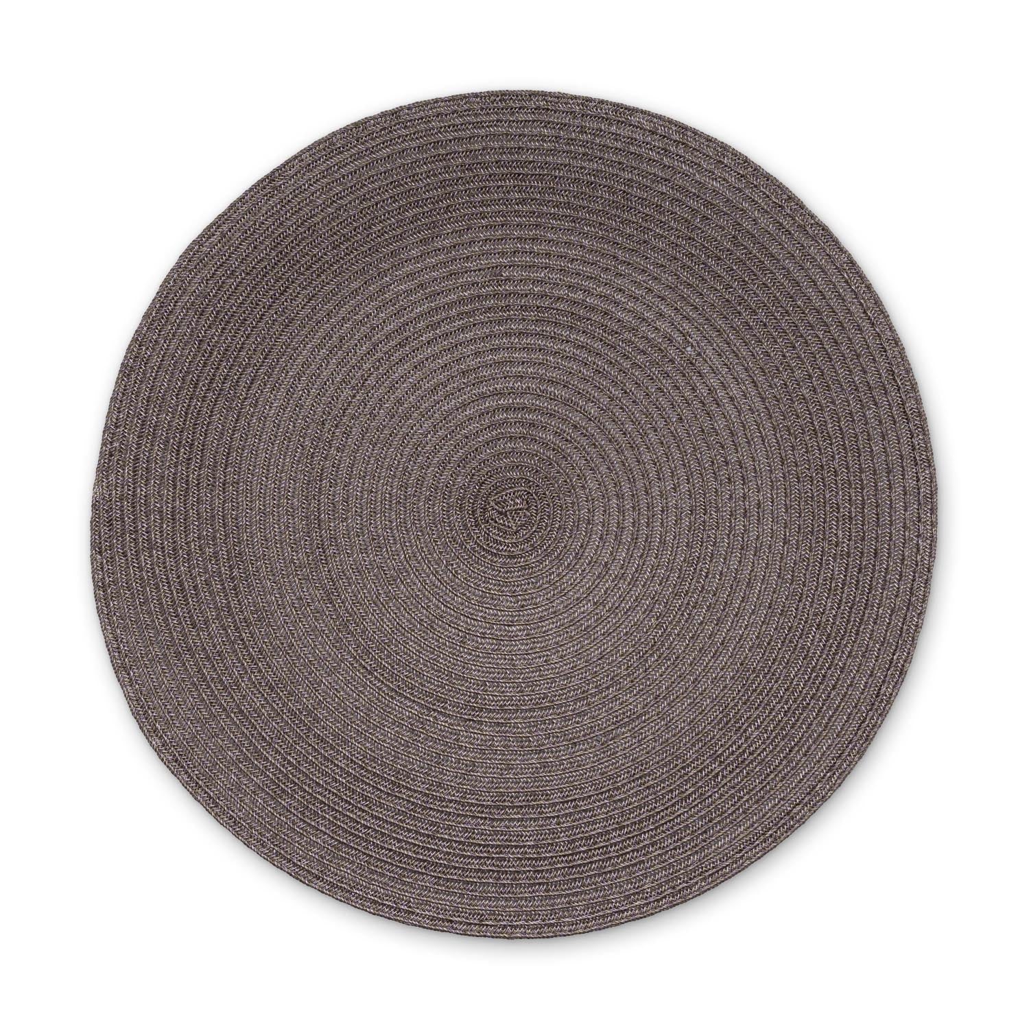 Tischset rund, taupe in Braun präsentiert im Onlineshop von KAQTU Design AG. Tischset ist von Continenta