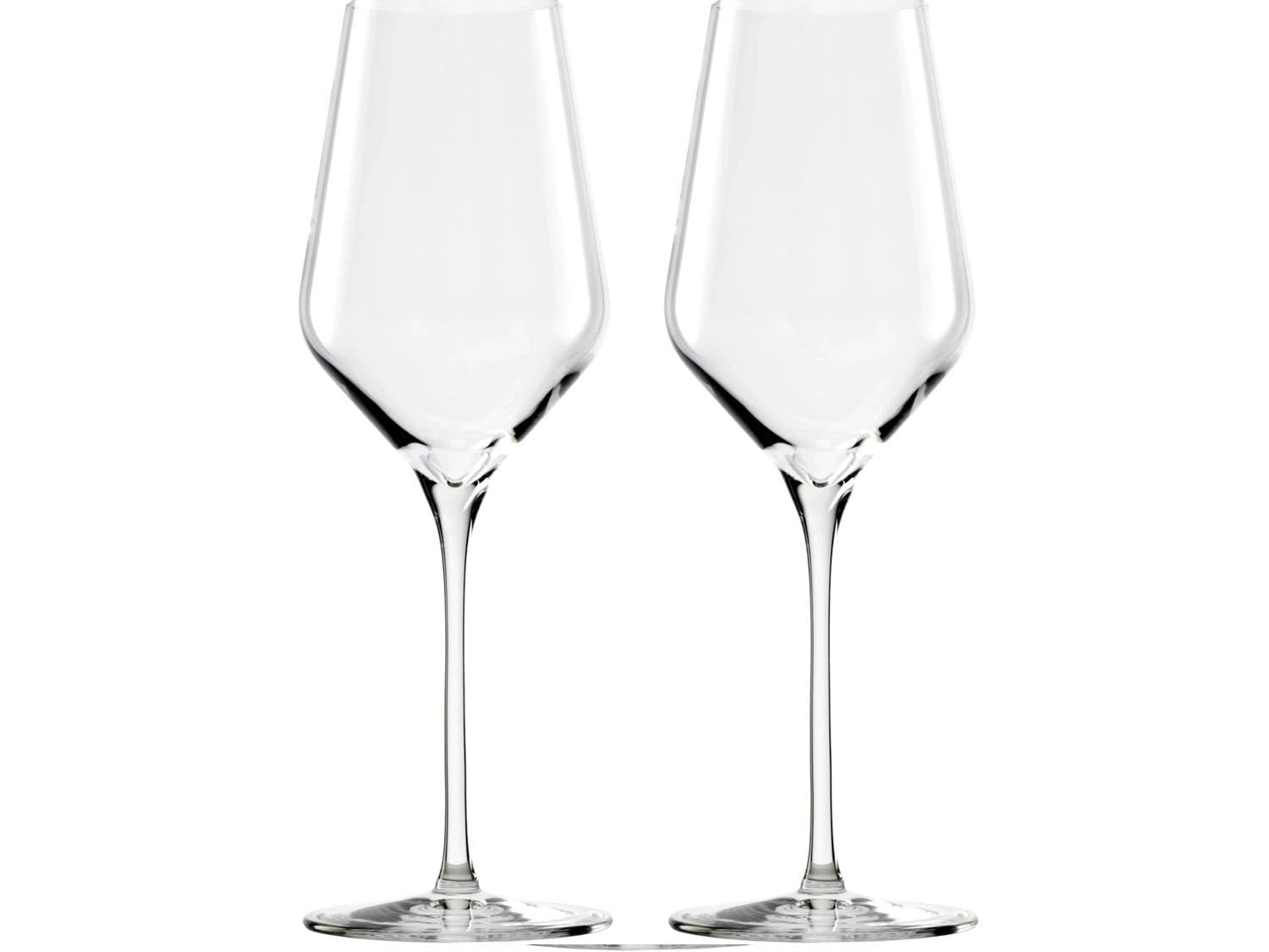 2er Set Highlight Weissweinkelch 405ml h: 245mm in Transparent präsentiert im Onlineshop von KAQTU Design AG. Glas ist von Stölzle
