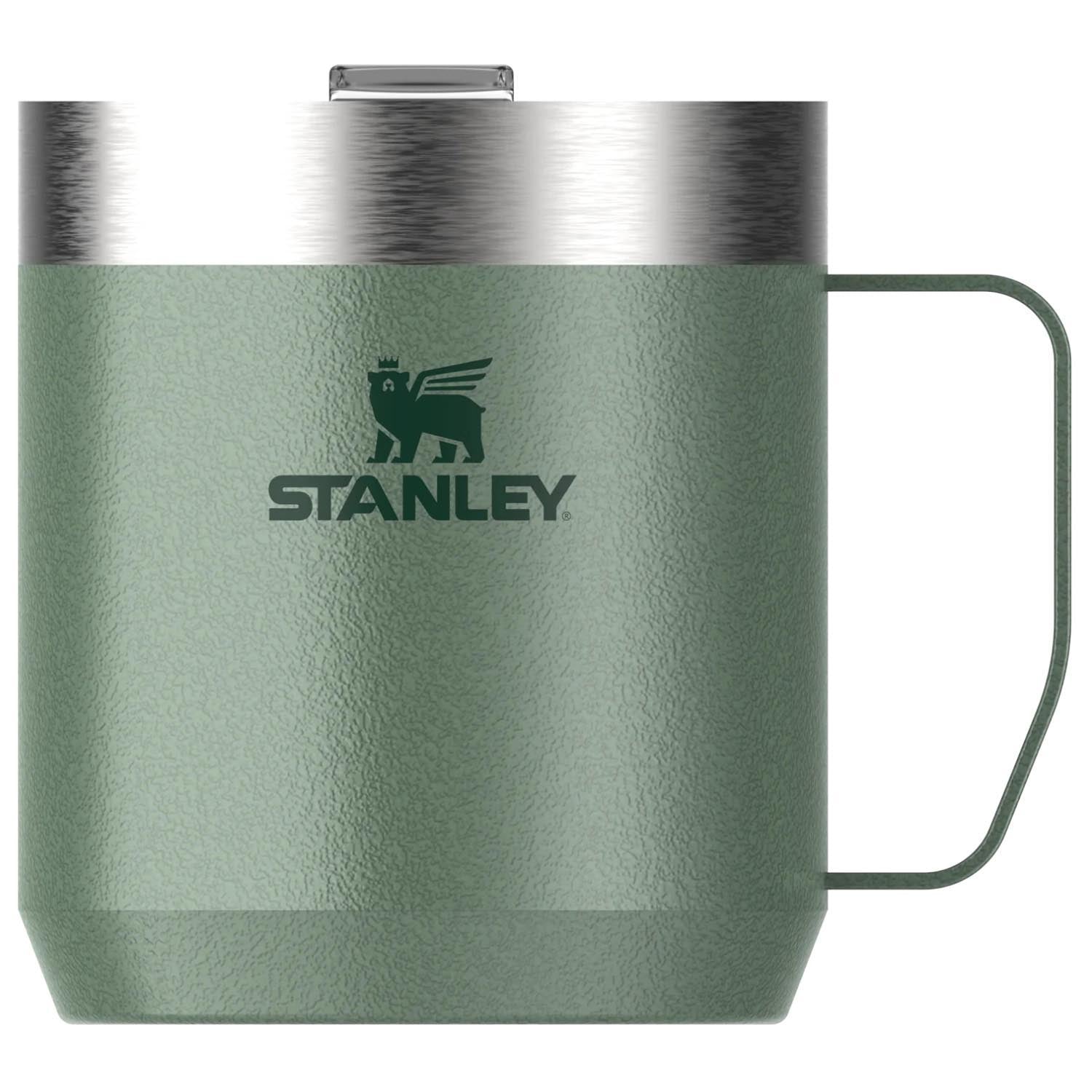 Everyday Camp Mug 0.35l hammertone green in Silber präsentiert im Onlineshop von KAQTU Design AG. Trinkflasche ist von Stanley